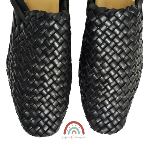 New! Nisolo All Day Woven Leather Heeled Mule - Picture 11 of 16